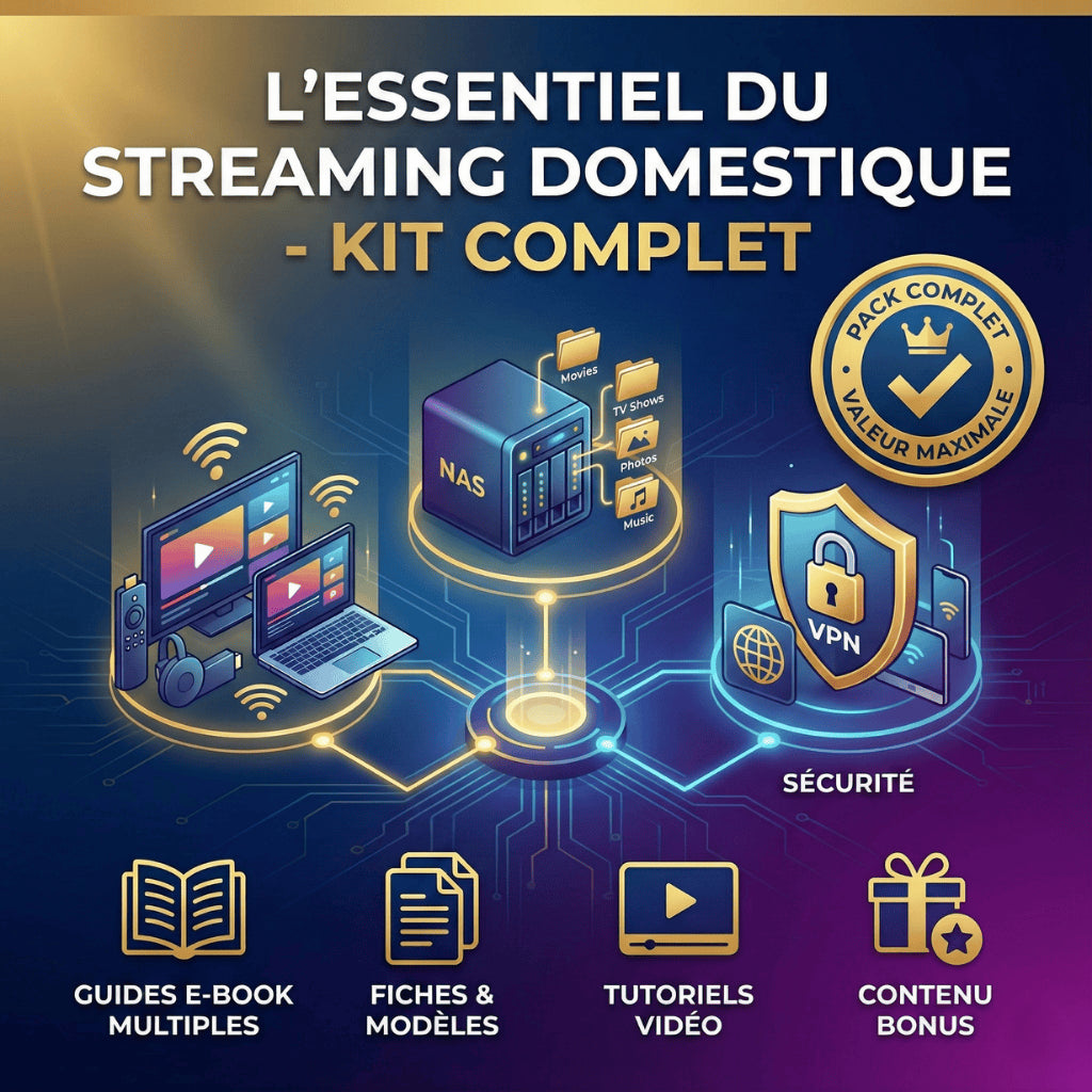 Bundle Complet : Home Media Center & Sécurité Réseau Personnelle